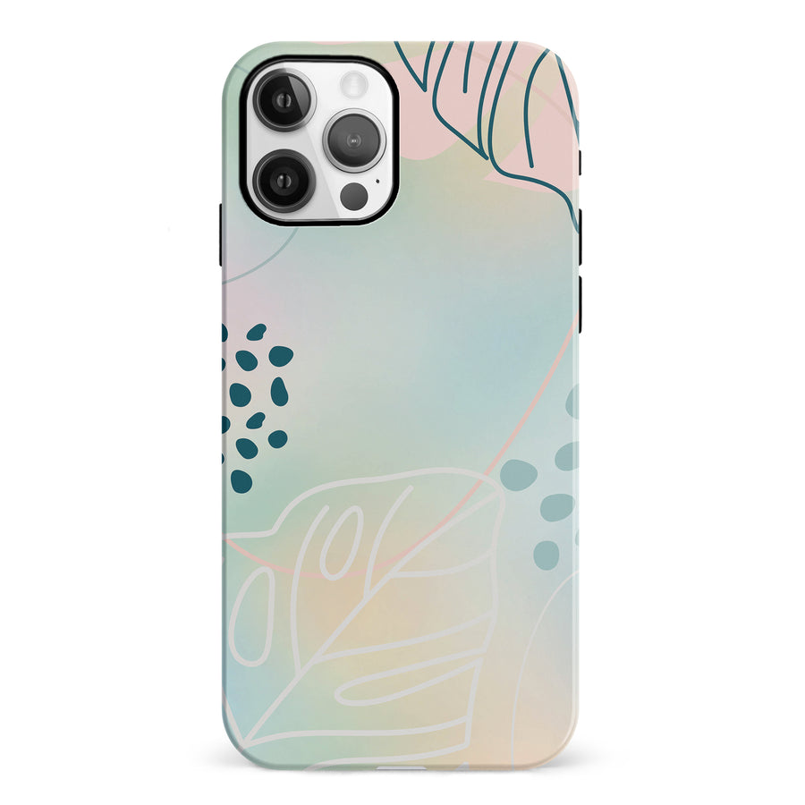 iPhone 12 Playful Lines Abstract Phone Case