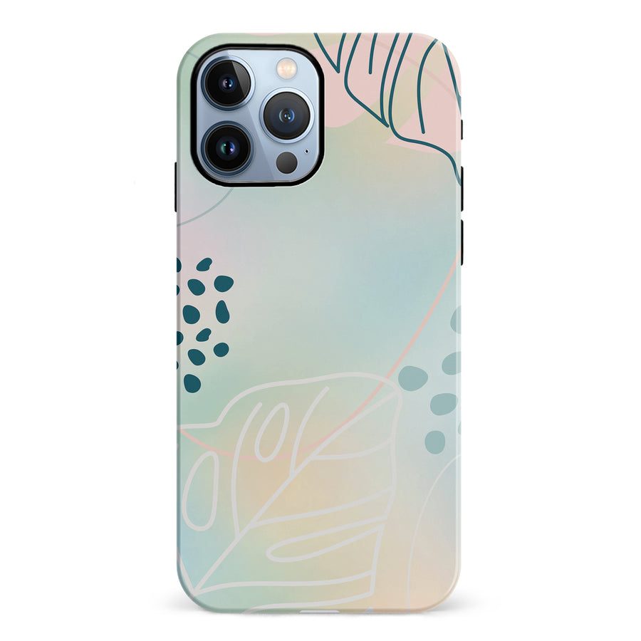 iPhone 12 Pro Playful Lines Abstract Phone Case