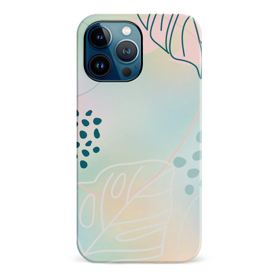 iPhone 12 Pro Max Playful Lines Abstract Phone Case