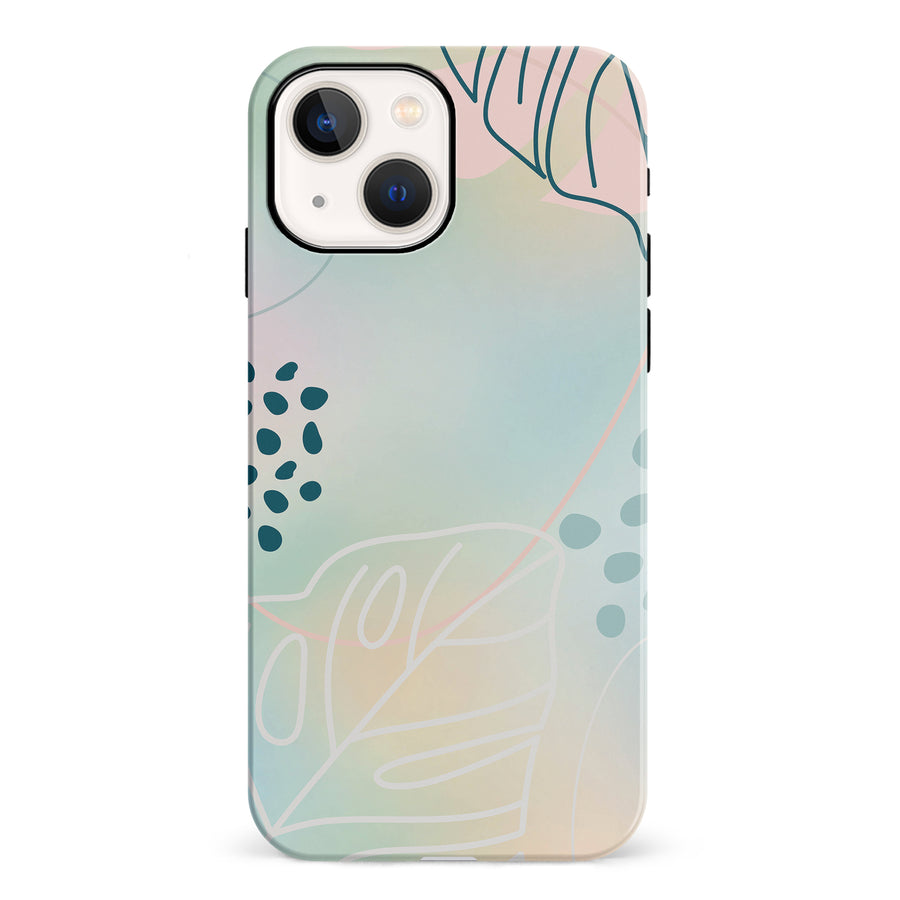 iPhone 13 Playful Lines Abstract Phone Case