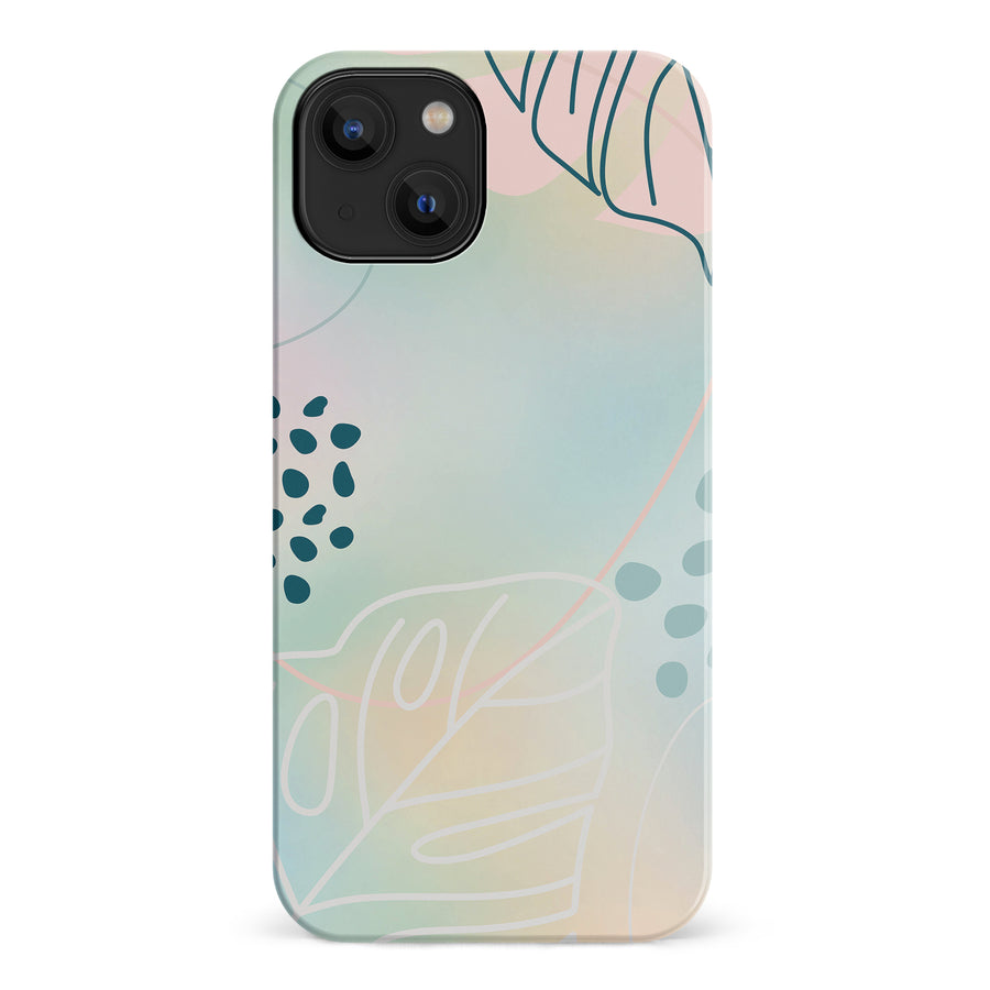 iPhone 14 Playful Lines Abstract Phone Case