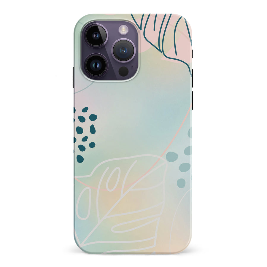 iPhone 15 Pro Playful Lines Abstract Phone Case