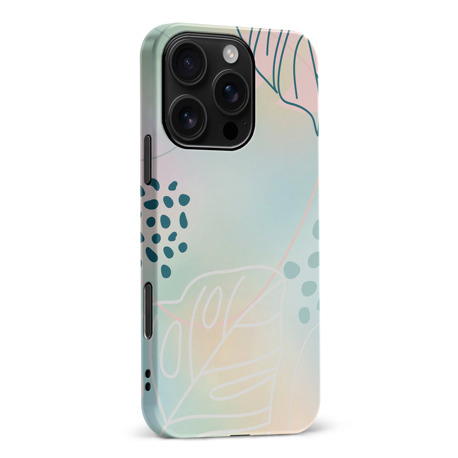 iPhone 16 Pro Max Playful Lines Abstract Phone Case