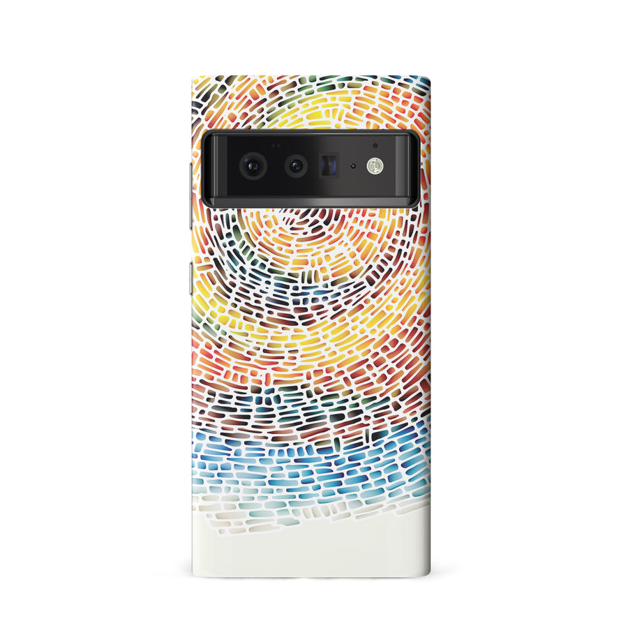 Google Pixel 6 Whirlwind of Color Abstract Phone Case