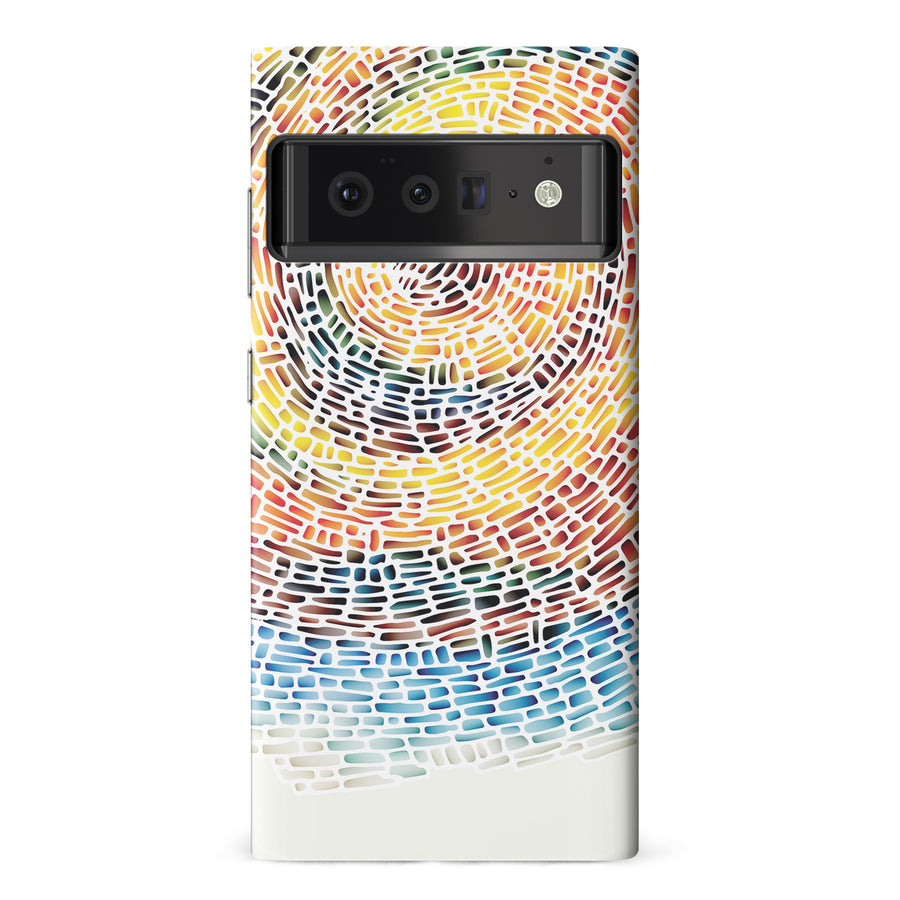 Google Pixel 6 Pro Whirlwind of Color Abstract Phone Case