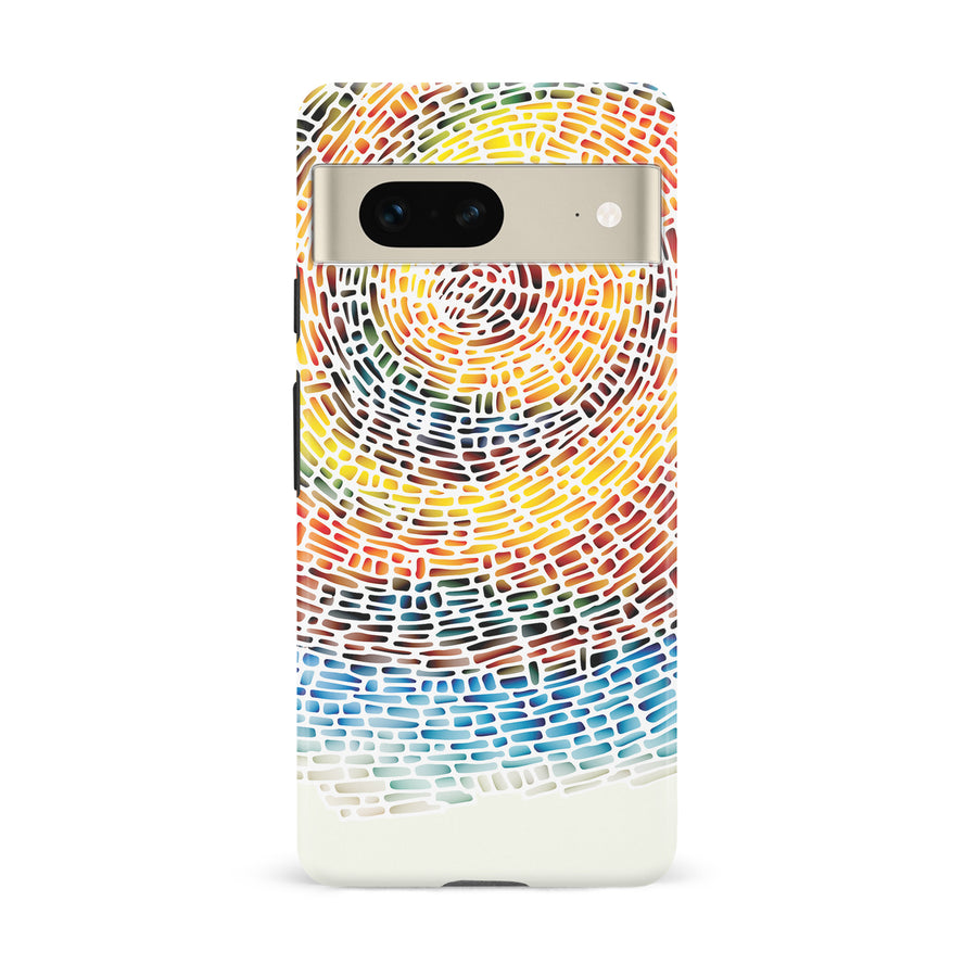 Google Pixel 7 Whirlwind of Color Abstract Phone Case