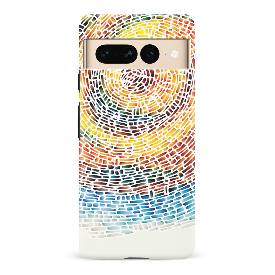 Google Pixel 7 Pro Whirlwind of Color Abstract Phone Case