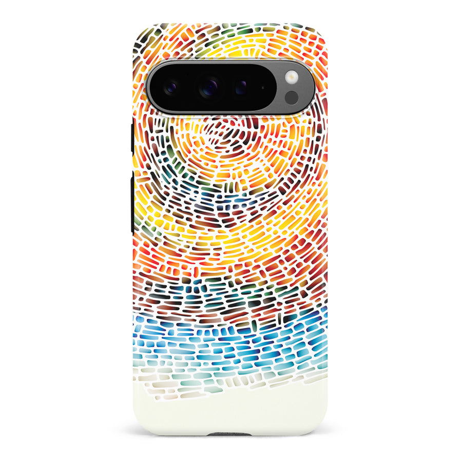 Google Pixel 9 Pro Whirlwind of Color Abstract Phone Case