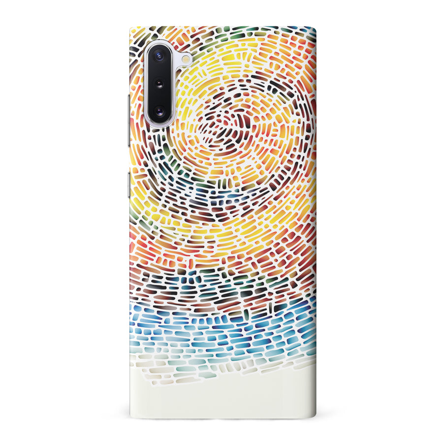 Samsung Galaxy Note 10 Whirlwind of Color Abstract Phone Case