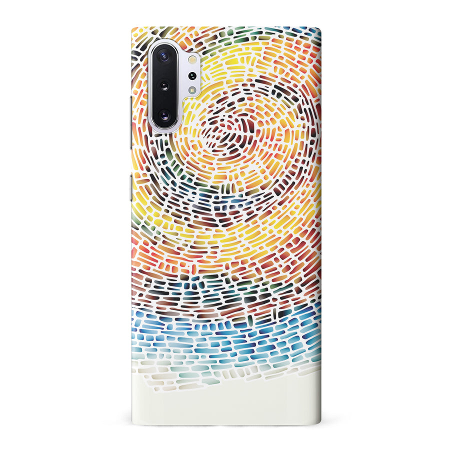 Samsung Galaxy Note 10 Plus Whirlwind of Color Abstract Phone Case