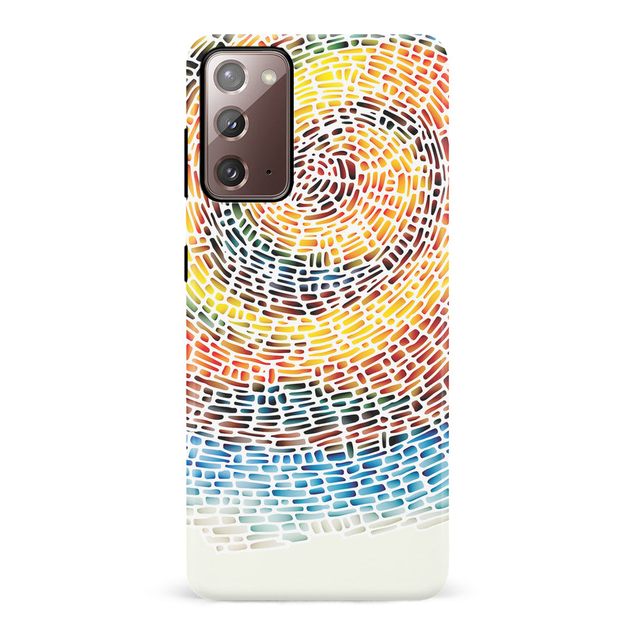 Samsung Galaxy Note 20 Whirlwind of Color Abstract Phone Case