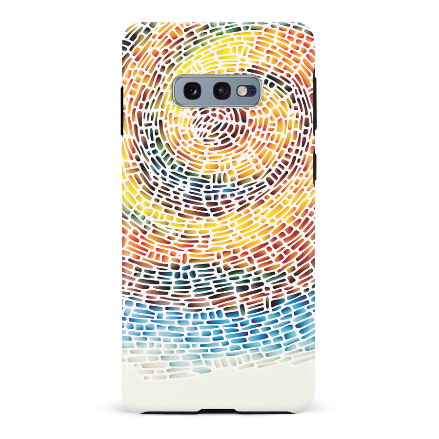 Samsung Galaxy S10e Whirlwind of Color Abstract Phone Case