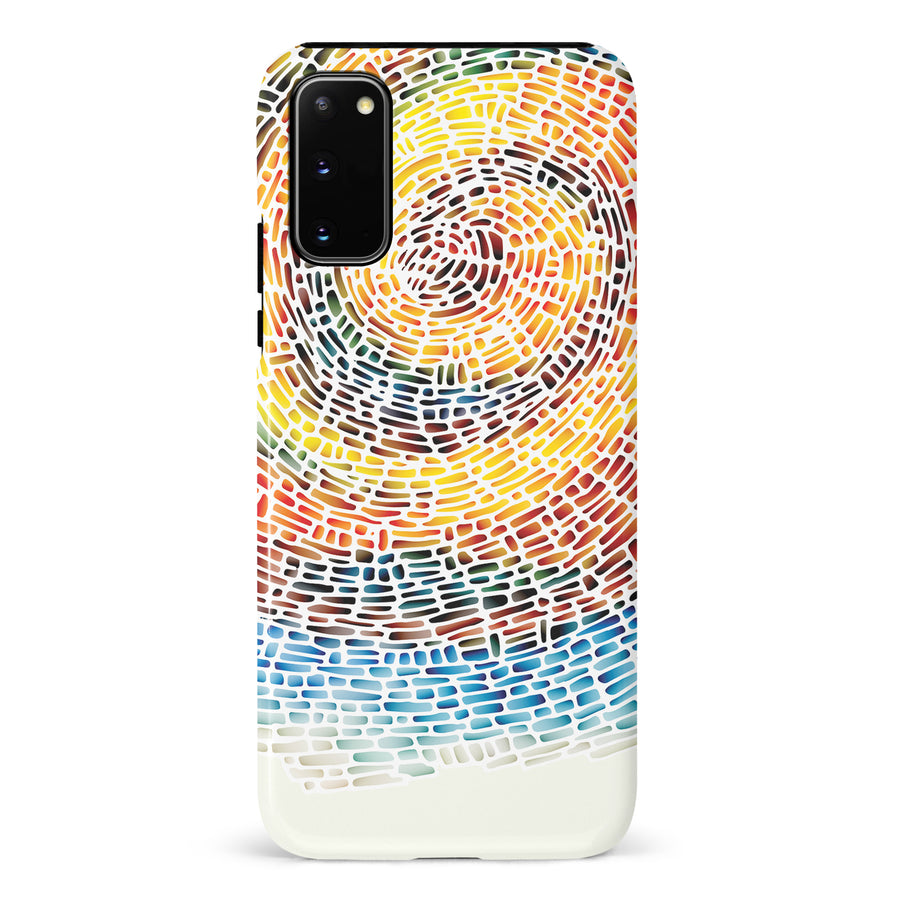 Samsung Galaxy S20 Whirlwind of Color Abstract Phone Case