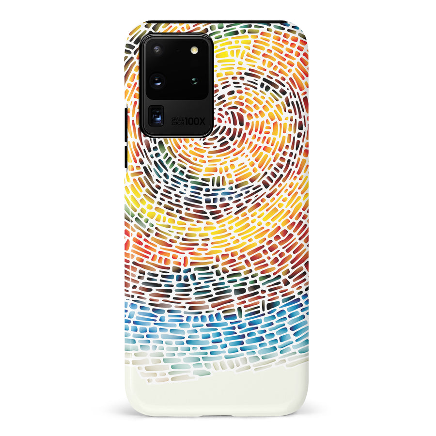 Samsung Galaxy S20 Ultra Whirlwind of Color Abstract Phone Case