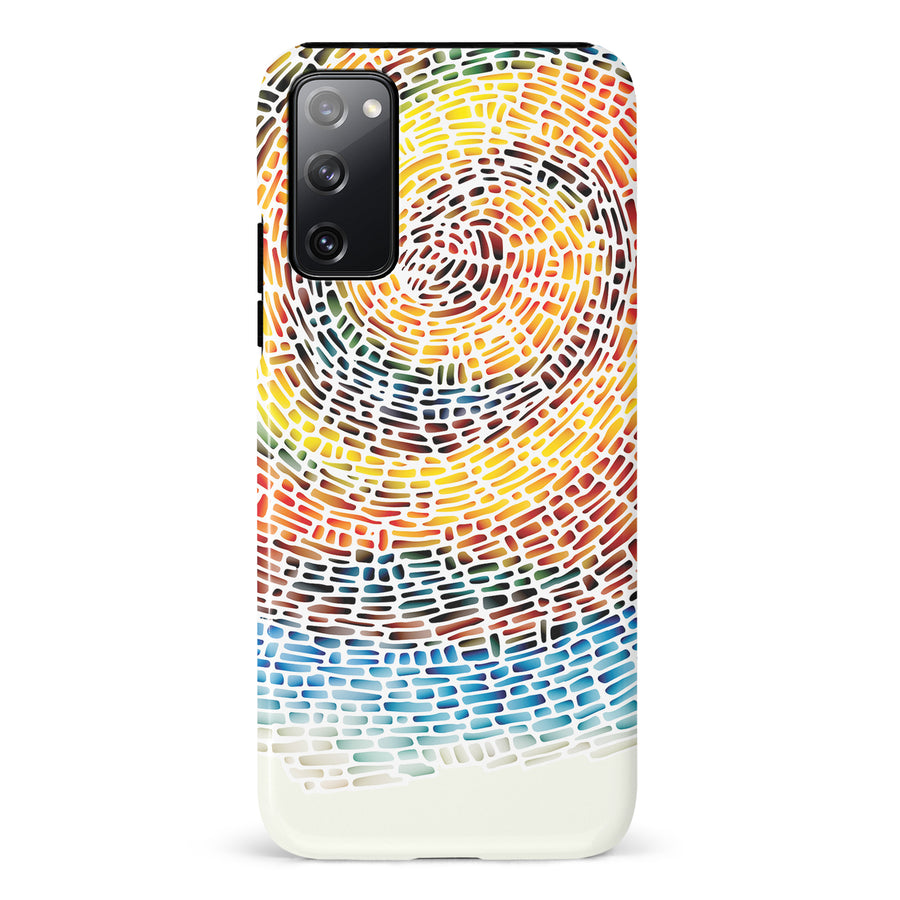 Samsung Galaxy S20 FE Whirlwind of Color Abstract Phone Case