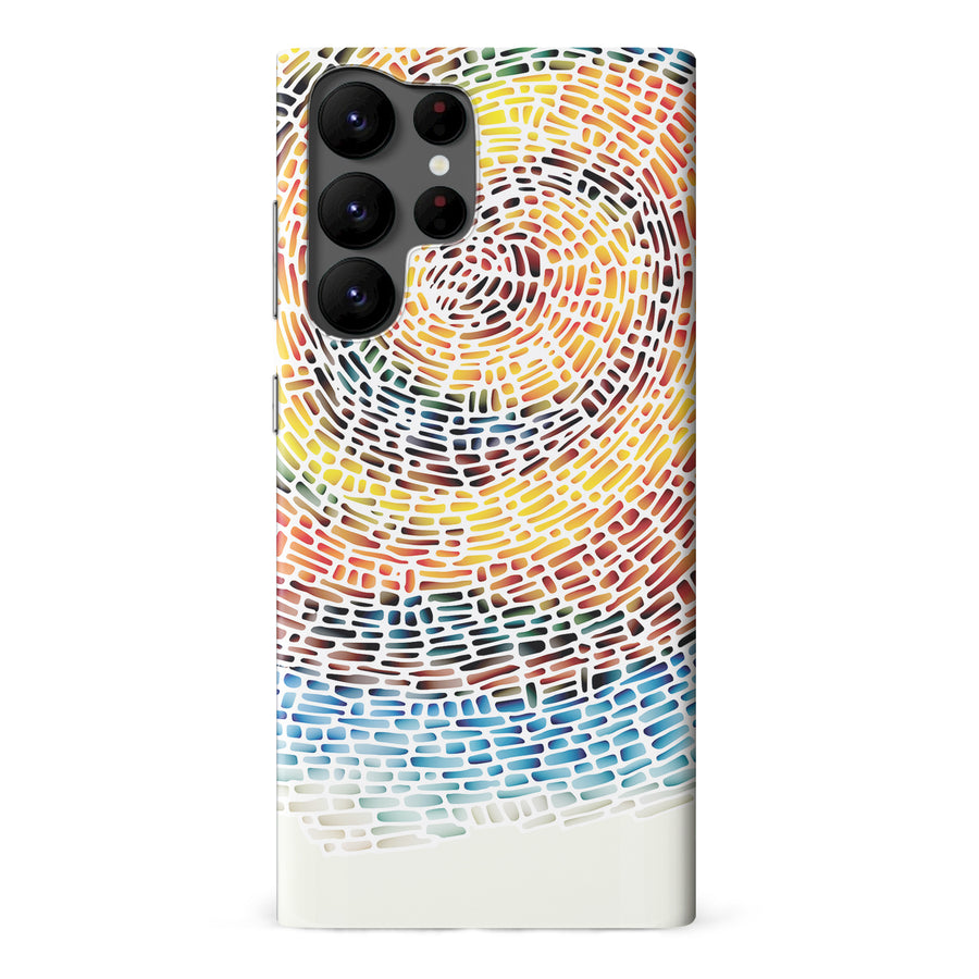 Samsung Galaxy S22 Ultra Whirlwind of Color Abstract Phone Case