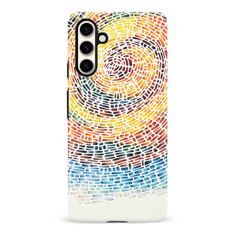 Samsung Galaxy S23 FE Whirlwind of Color Abstract Phone Case