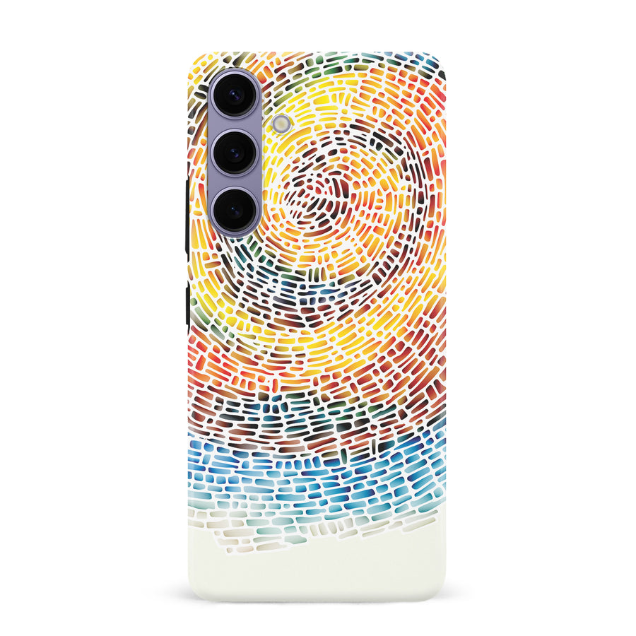 Samsung Galaxy S24 Plus Whirlwind of Color Abstract Phone Case