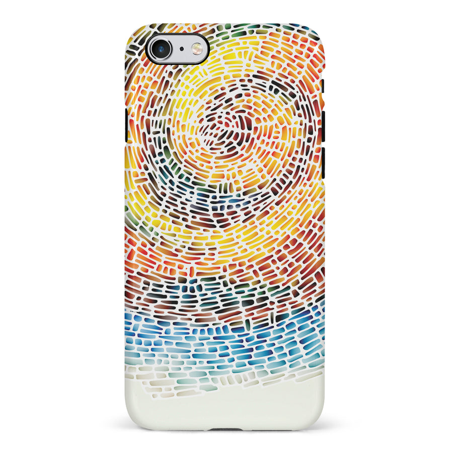 iPhone 6 Whirlwind of Color Abstract Phone Case