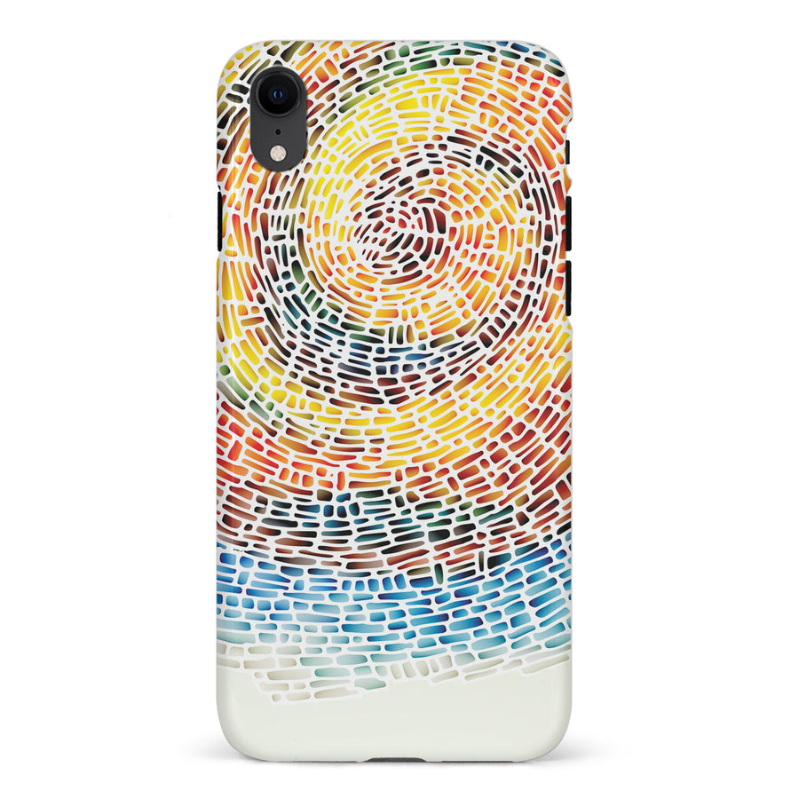 iPhone XR Whirlwind of Color Abstract Phone Case