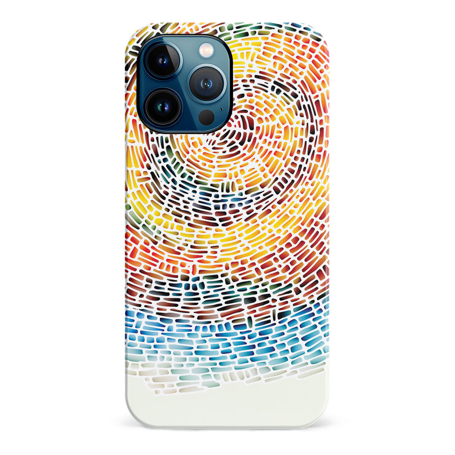 iPhone 12 Pro Max Whirlwind of Color Abstract Phone Case