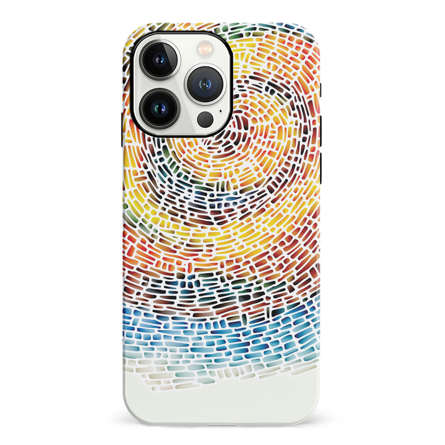 iPhone 13 Pro Whirlwind of Color Abstract Phone Case