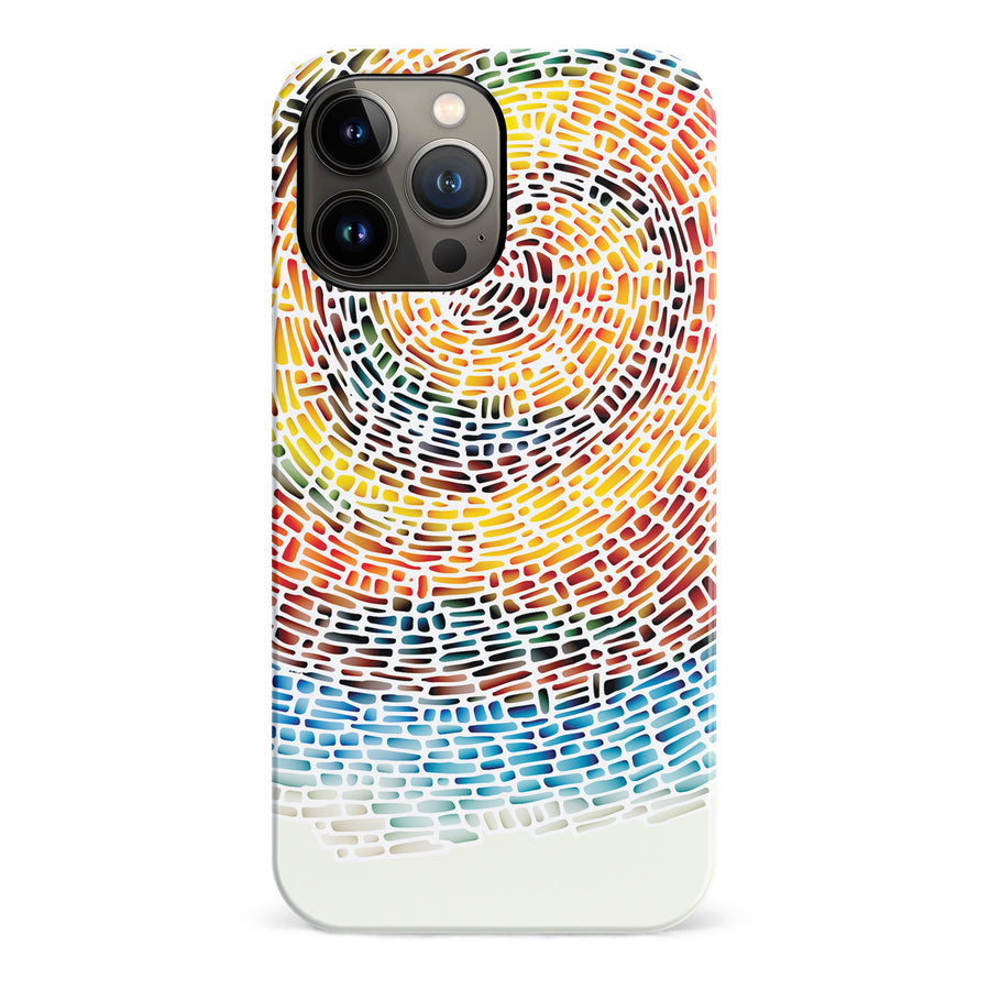 iPhone 13 Pro Max Whirlwind of Color Abstract Phone Case