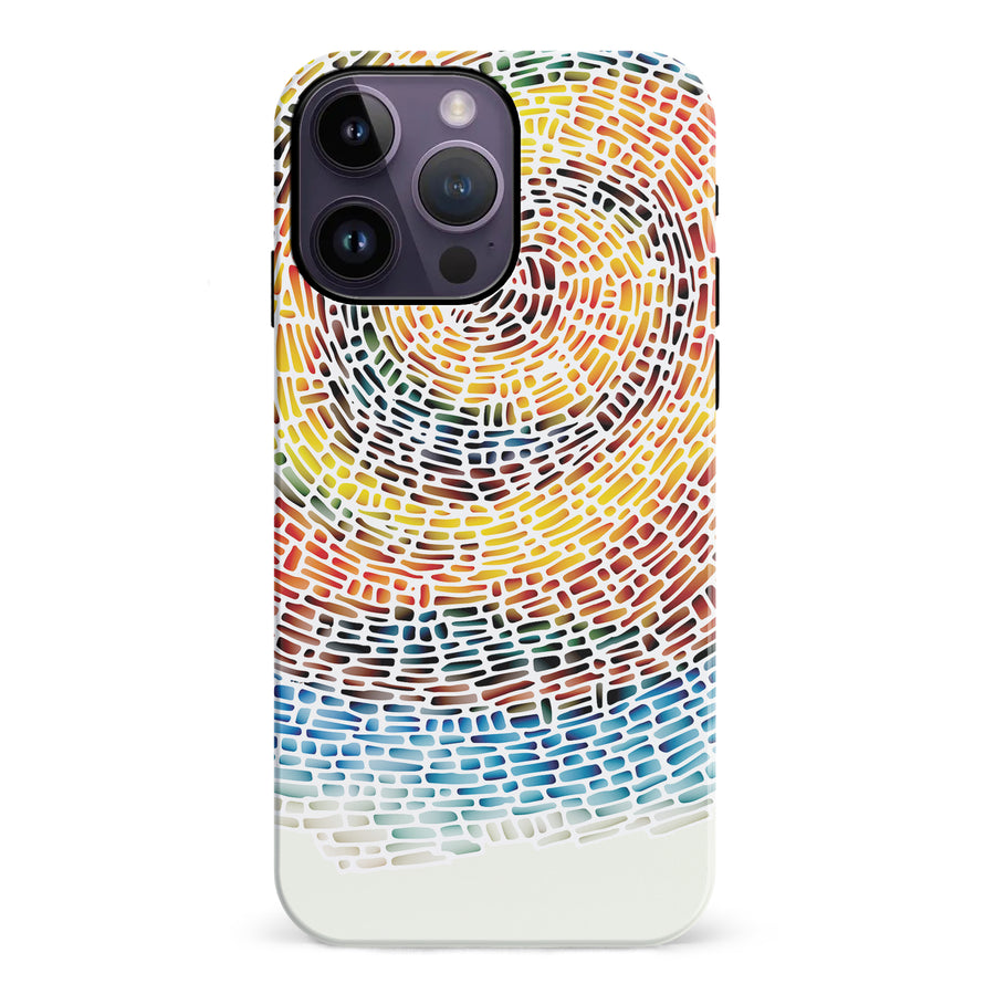 iPhone 14 Pro Max Whirlwind of Color Abstract Phone Case