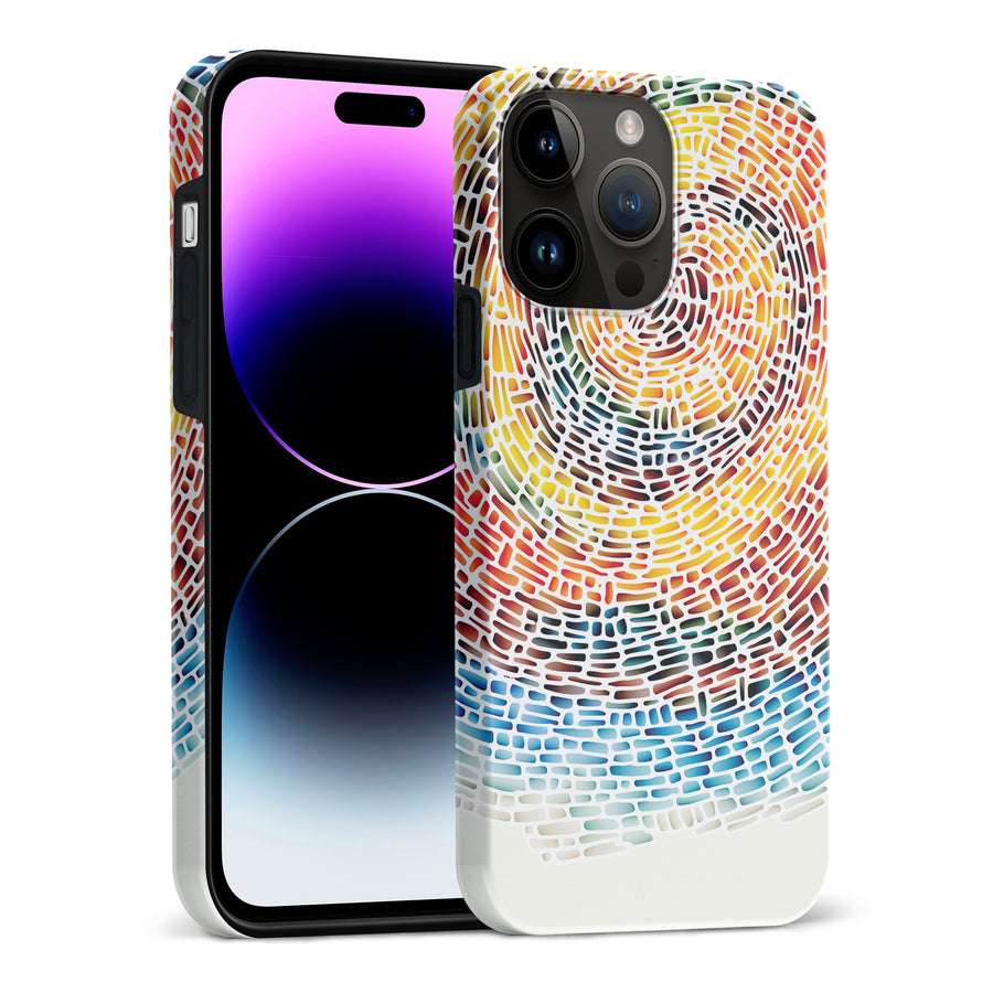 iPhone 15 Pro Max Whirlwind of Color Abstract Phone Case