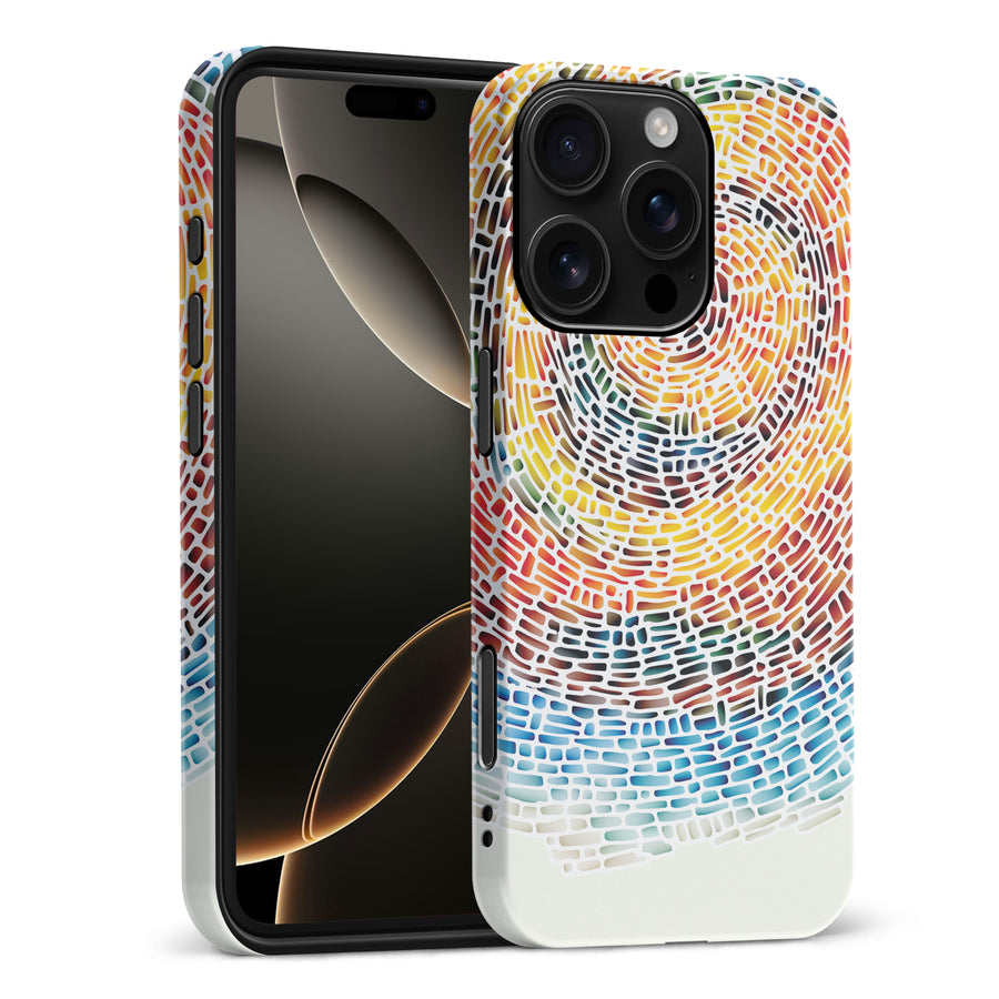 iPhone 16 Pro Max Whirlwind of Color Abstract Phone Case