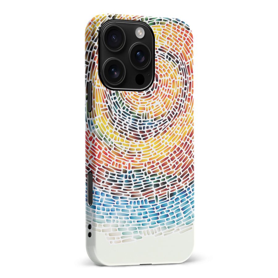 iPhone 16 Pro Max Whirlwind of Color Abstract Phone Case