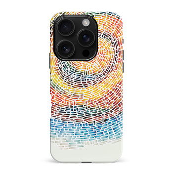 iPhone 16 Pro Max Whirlwind of Color Abstract Phone Case