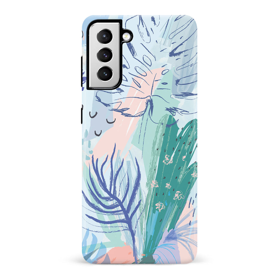 Samsung Galaxy S21 Dynamic Delights Abstract Phone Case