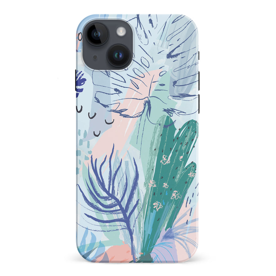 iPhone 15 Plus Dynamic Delights Abstract Phone Case