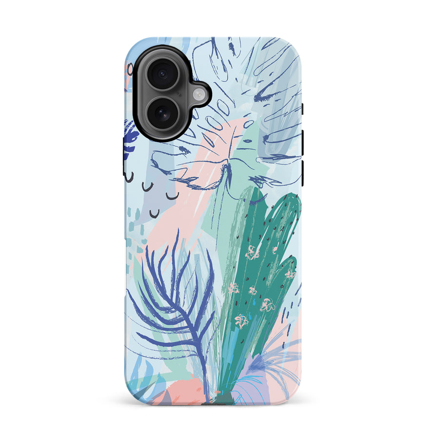 iPhone 16 Dynamic Delights Abstract Phone Case