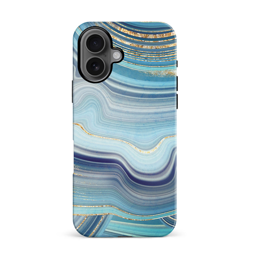 iPhone 16 Joyful Juxtaposition Abstract Phone Case