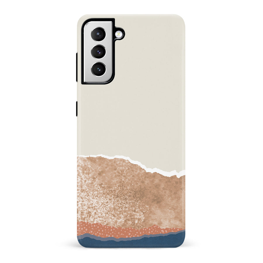 Samsung Galaxy S21 Desert Blooms Abstract Phone Case
