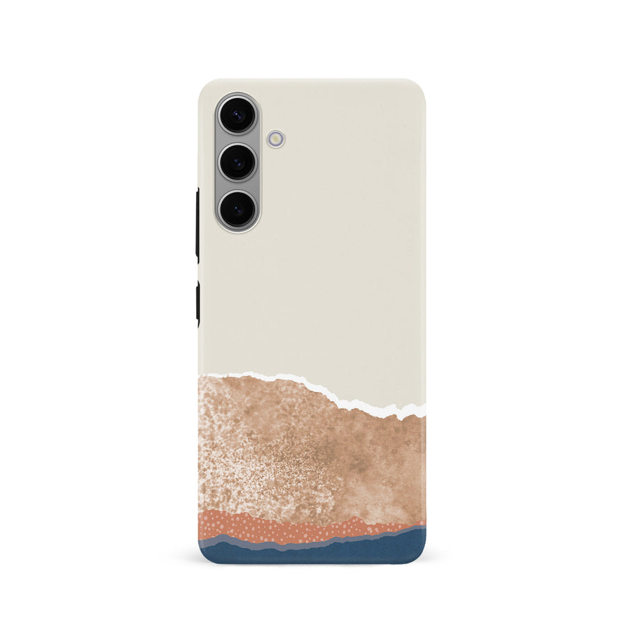 Samsung Galaxy S24 Desert Blooms Abstract Phone Case