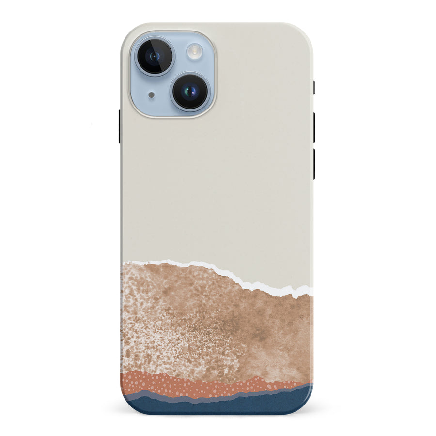 iPhone 15 Desert Blooms Abstract Phone Case