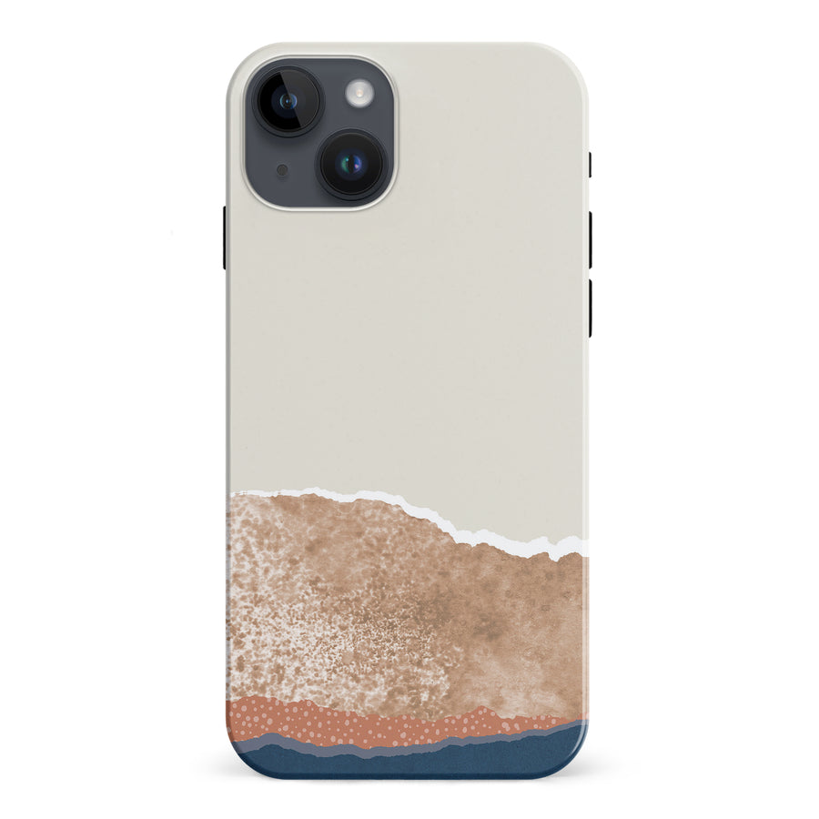 iPhone 15 Plus Desert Blooms Abstract Phone Case