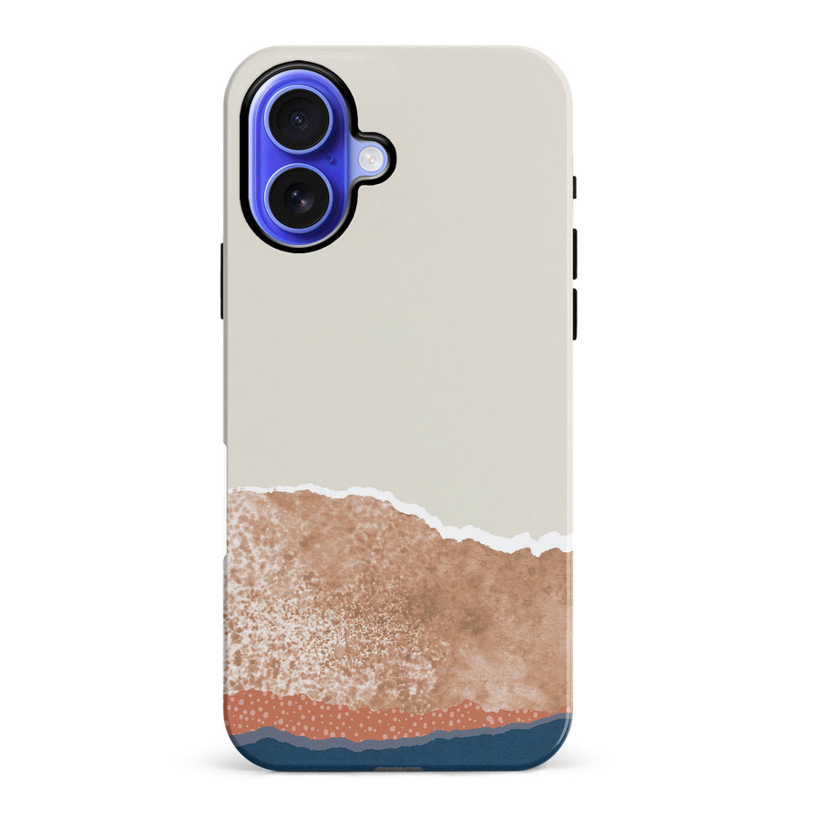 iPhone 16 Plus Desert Blooms Abstract Phone Case