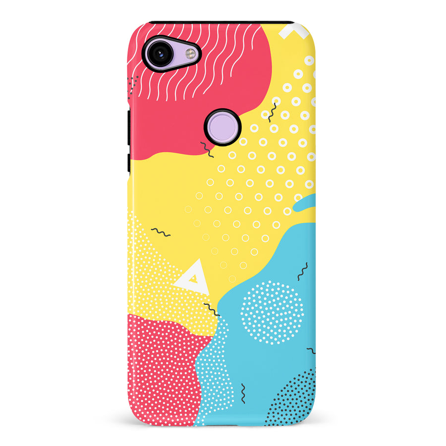 Google Pixel 3 Lively Colours Abstract Phone Case