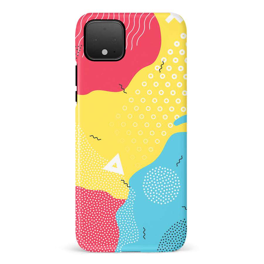 Google Pixel 4 Lively Colours Abstract Phone Case