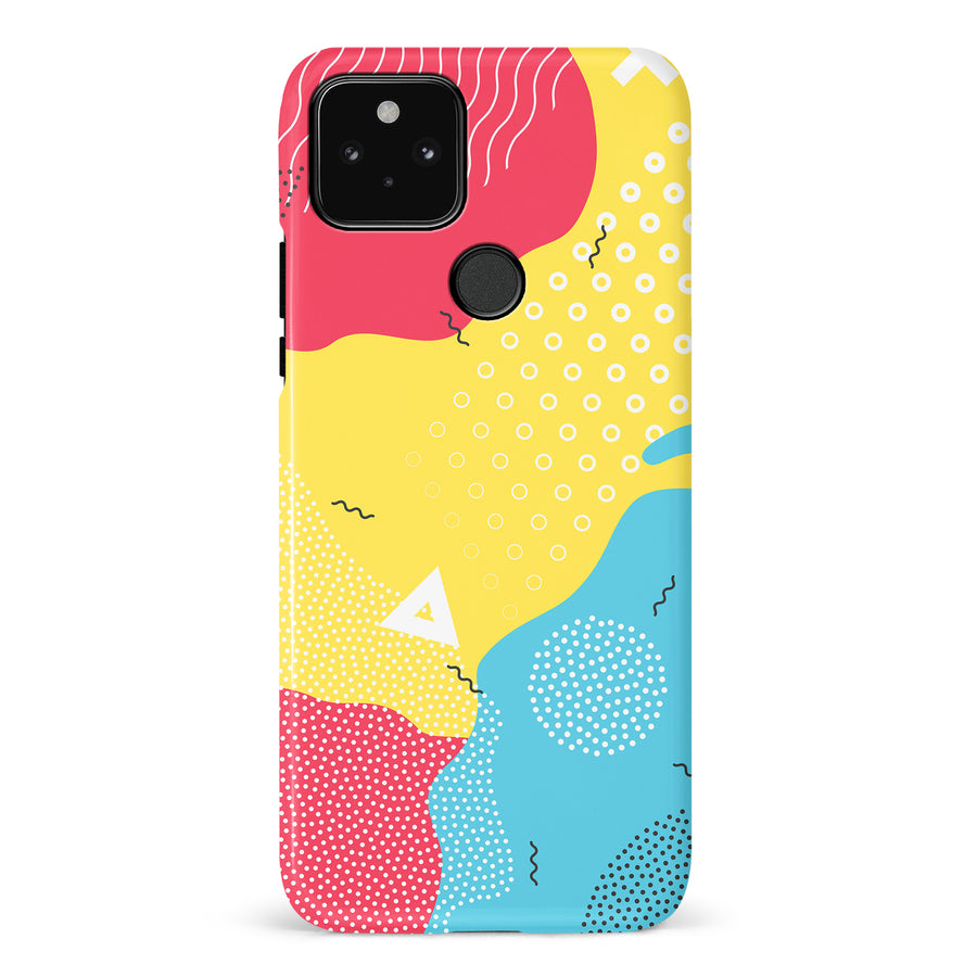 Google Pixel 5 Lively Colours Abstract Phone Case