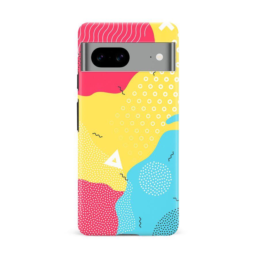 Google Pixel 8A Lively Colours Abstract Phone Case