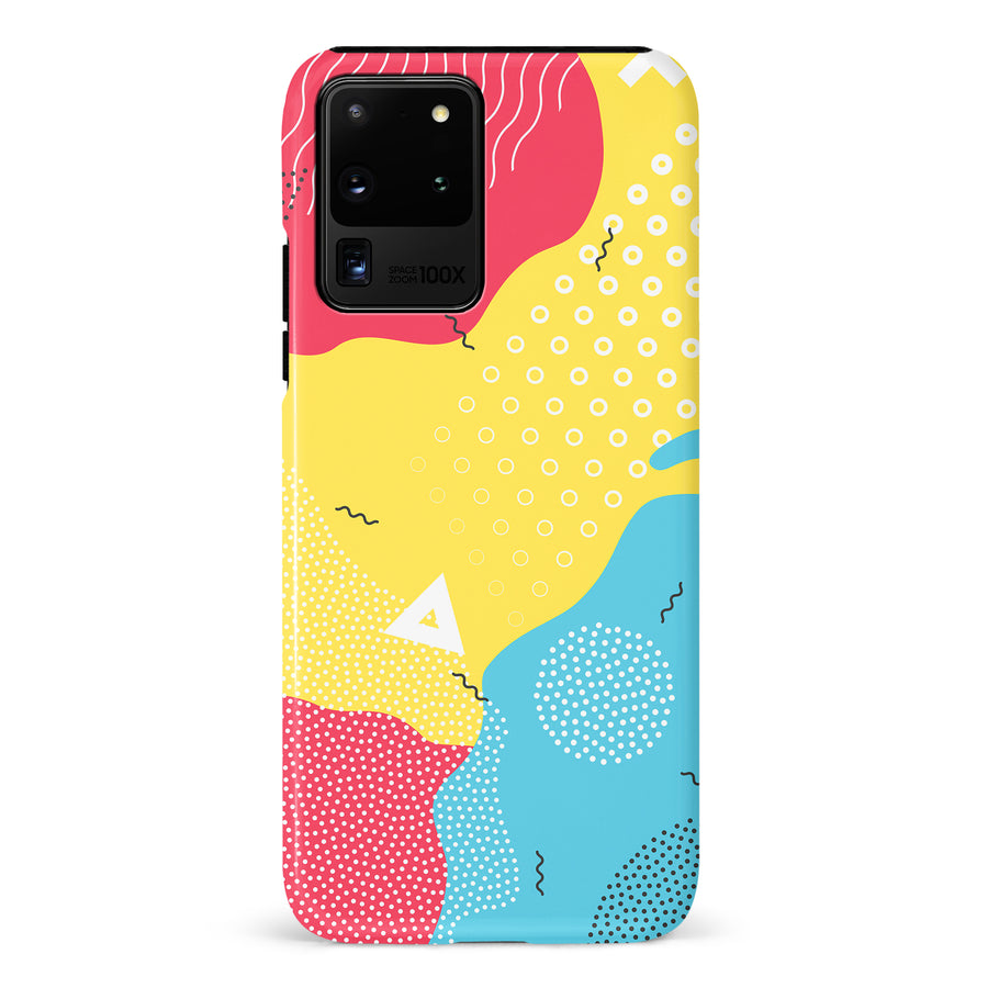 Samsung Galaxy S20 Ultra Lively Colours Abstract Phone Case