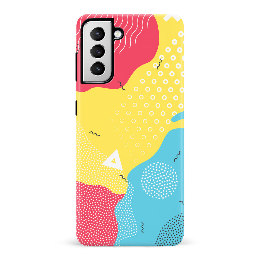 Samsung Galaxy S21 Lively Colours Abstract Phone Case