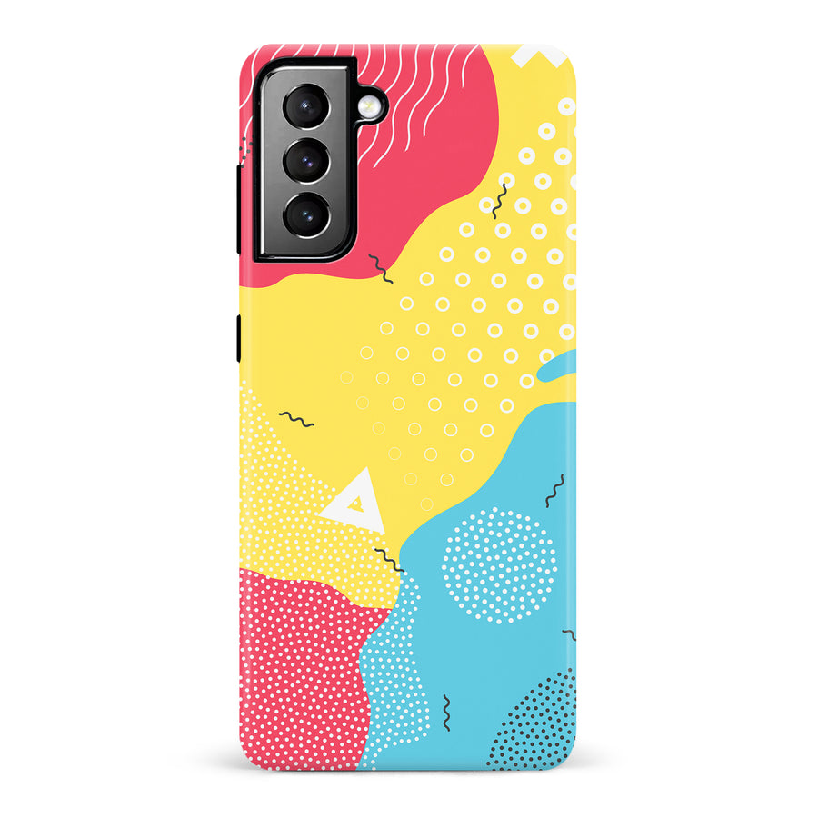 Samsung Galaxy S21 Plus Lively Colours Abstract Phone Case
