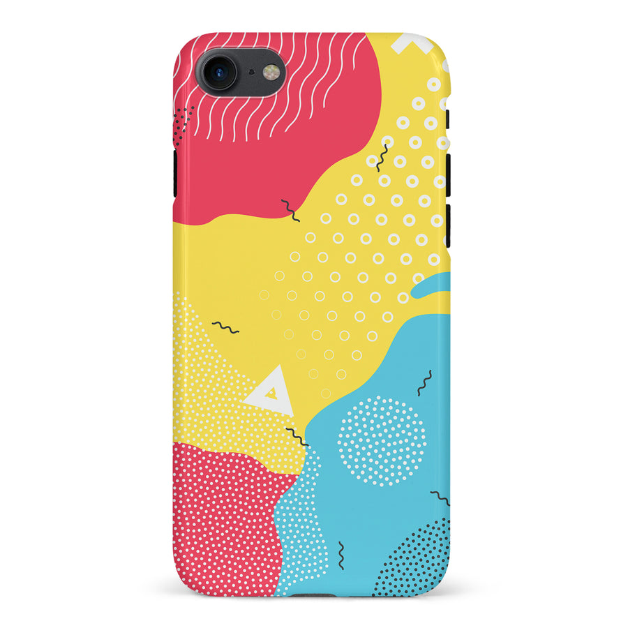 iPhone 7/8/SE Lively Colours Abstract Phone Case