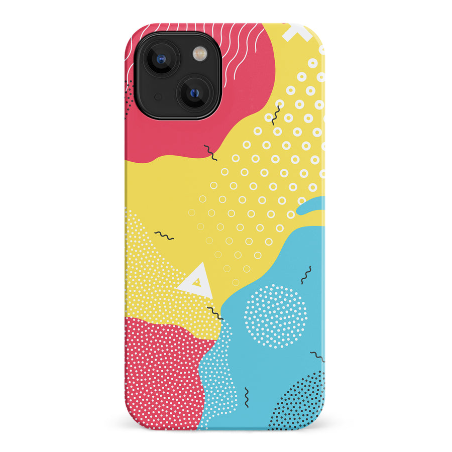iPhone 14 Lively Colours Abstract Phone Case